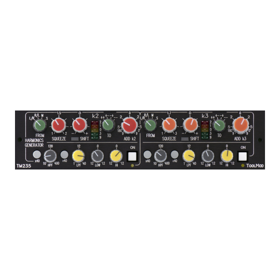 adt-audio ToolMod Pro-Audio TM235 Benutzerhandbuch