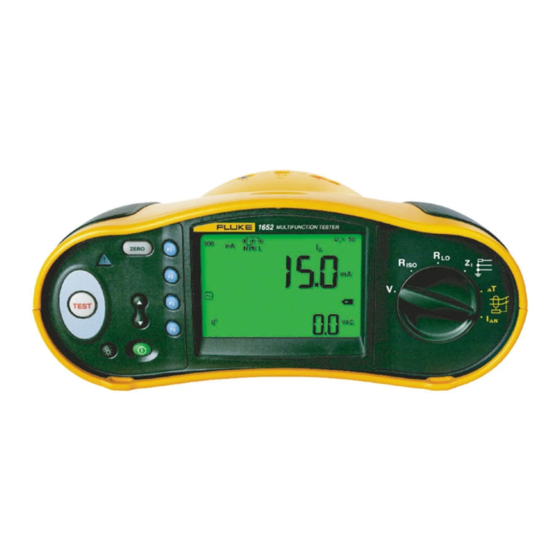 Fluke 165 Serie Handbuch