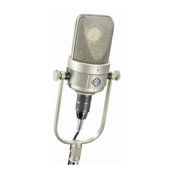 Neumann.Berlin M 49 V Bedienungsanleitung