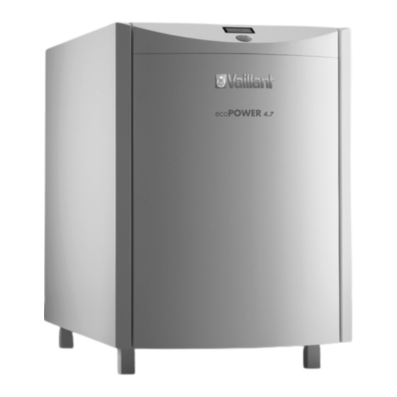 Vaillant ecoPOWER 3.0 Betriebsanleitung