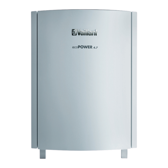 Vaillant ecoPOWER 3.0 Installationshinweise