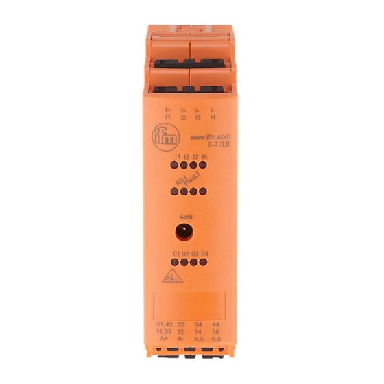ifm VSE003 Bedienungsanleitung