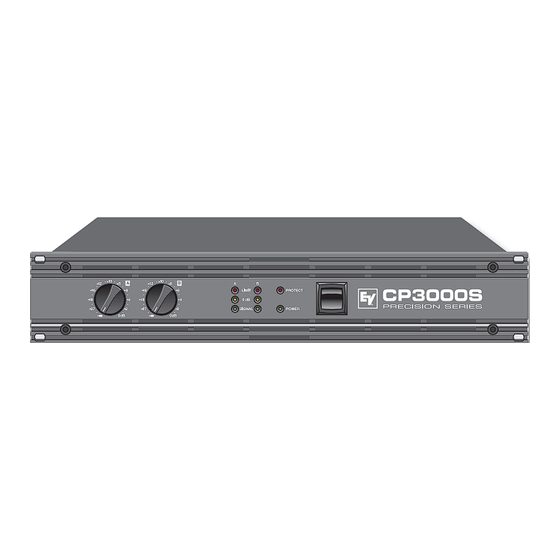 Electro-Voice CP3000S Serie Bedienungsanleitung