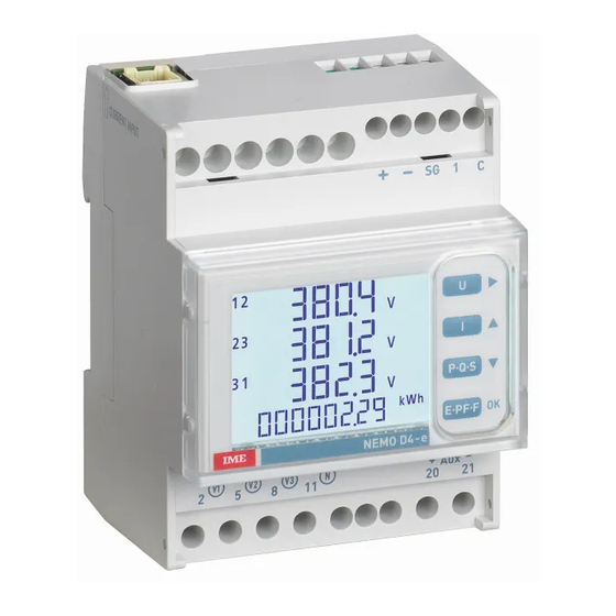 LEGRAND IME NEMO D4-EC Installationsanweisungen