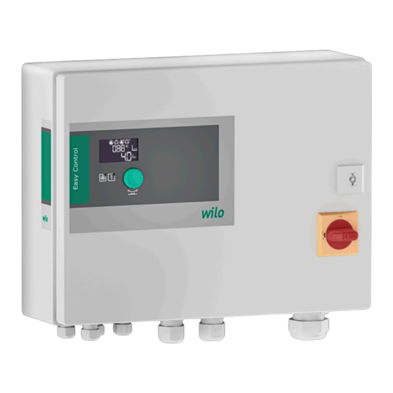 Wilo Control EC-Rain Einbau- Und Betriebsanleitung