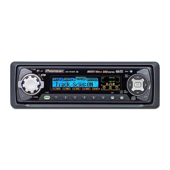 Pioneer DEH-P6100R Bedienungsanleitung