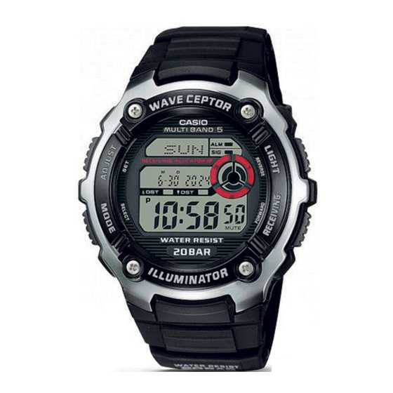 Casio 3477 Bedienungsanleitung