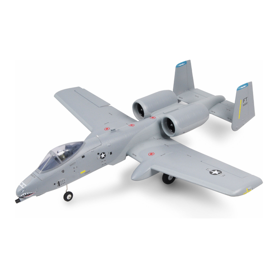 Amewi AMXPlanes A10 Thunderbolt II 50mm TWIN EDF Bedienungsanleitung