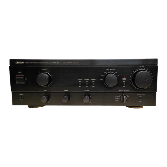 Denon PMA-1060 Bedienungsanleitung