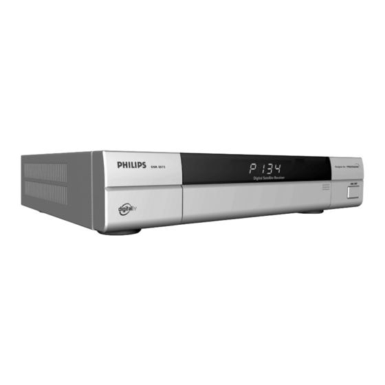 Philips DSR 2015 Bedienungsanleitung