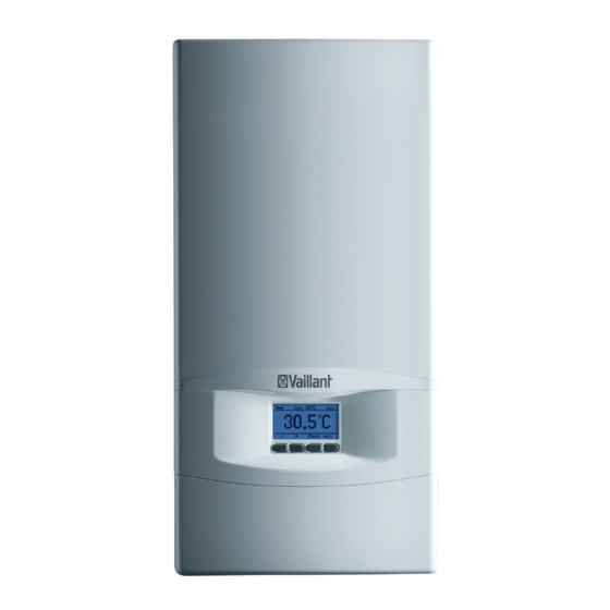 Vaillant electronicVED exclusiv Betriebsanleitung