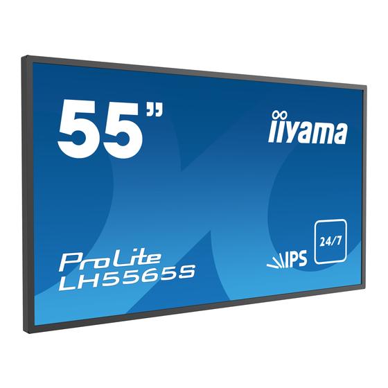 iiyama ProLite TH5565MIS Bedienungsanleitung