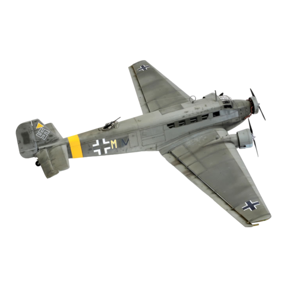 REVELL Junkers Ju 52/3mg 4e military Bedienungsanleitung