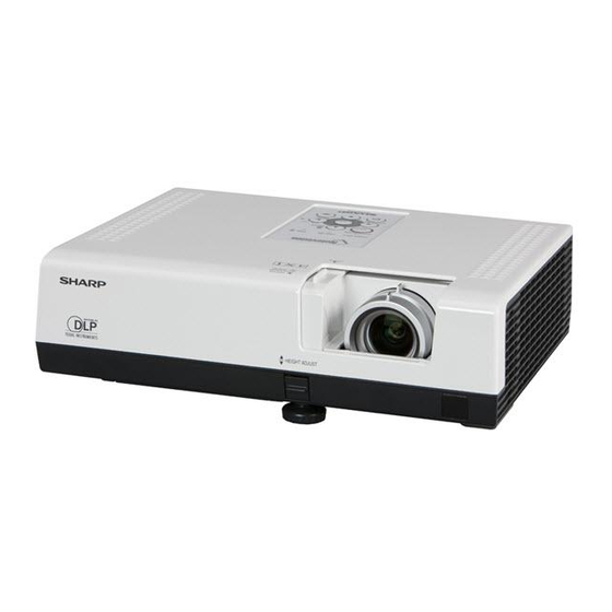 Sharp PG-D3510X Bedienungsanleitung