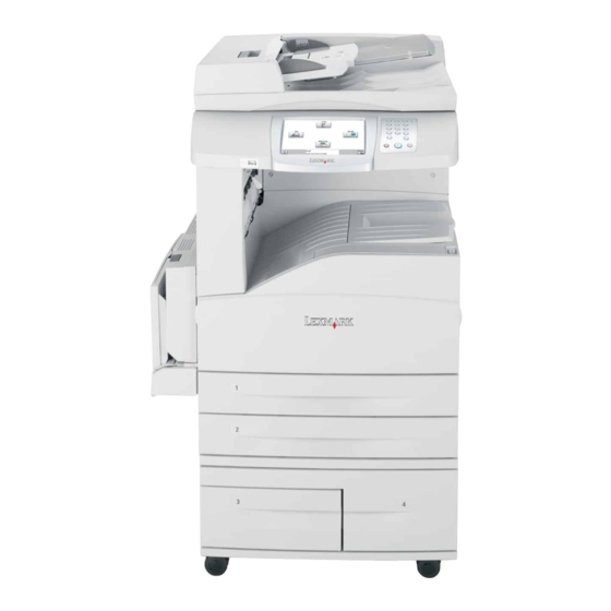 Lexmark X852e Benutzerhandbuch