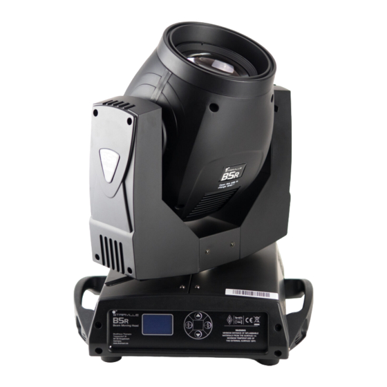 thomann Stairville Beam Moving Head B5R Bedienungsanleitung
