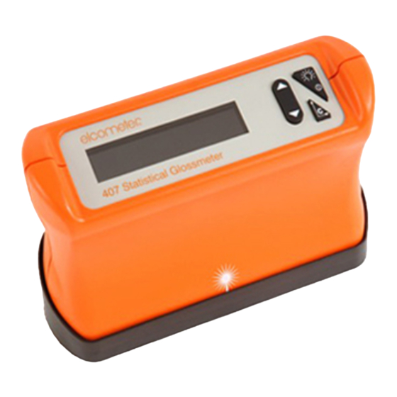 Elcometer 407 Bedienungsanleitung