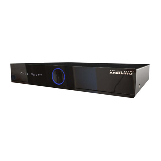 Kreiling KR 7100-HD Bedienungsanleitung
