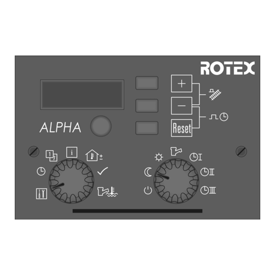 Rotex ALPHA 23R Bedienungsanleitung