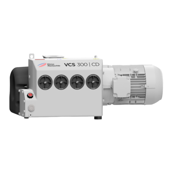 Elmo Rietschle V-VCS 200 Originalbetriebsanleitung