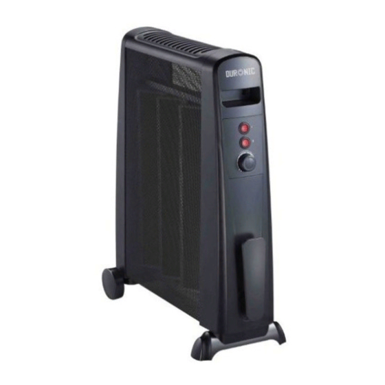 Duronic Mica Heater HV051 Handbücher