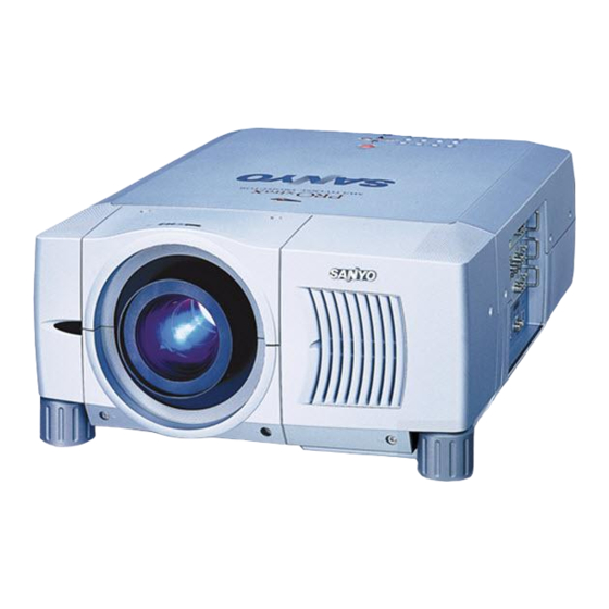 Sanyo PLC-XF31 Bedienungsanleitung