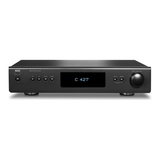 NAD C 427 Bedienungsanleitung