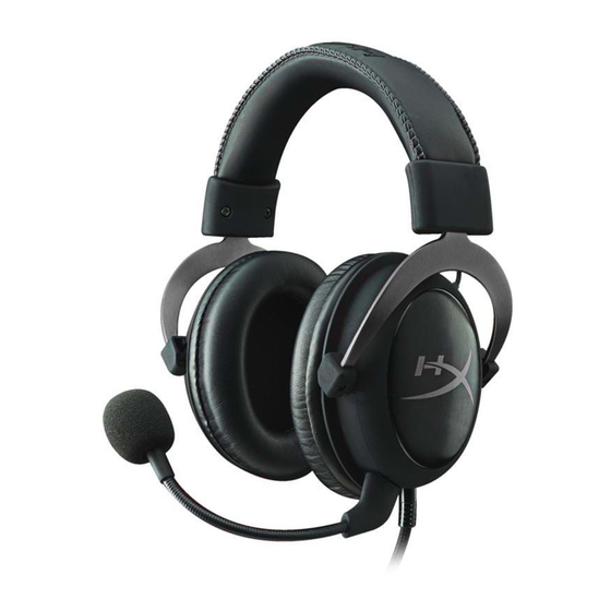 HyperX Cloud II Benutzerhandbuch