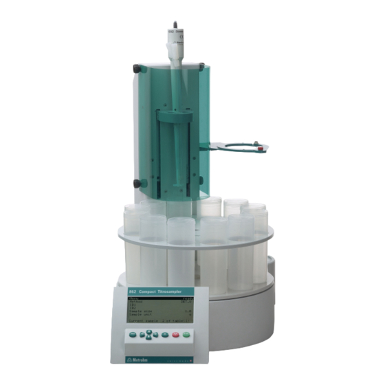 Metrohm 862 Compact Handbuch
