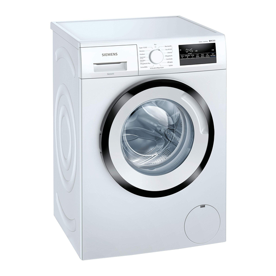Siemens WM14N242 Gebrauchs- Und Montageanleitung