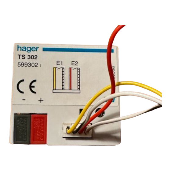 hager TS 302 Installationsanleitung