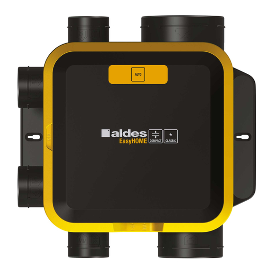 aldes EasyHOME Auto Compact CLASSIC Installations- Und Wartungsanleitung