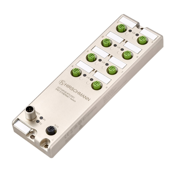 Belden Hirschmann OCTOPUS-8TX Switch Anwenderhandbuch