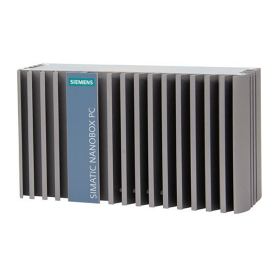 Siemens SIMATIC IPC227G Betriebsanleitung