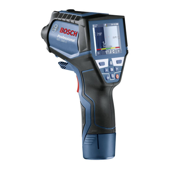 Bosch GIS 1000 C Professional Originalbetriebsanleitung