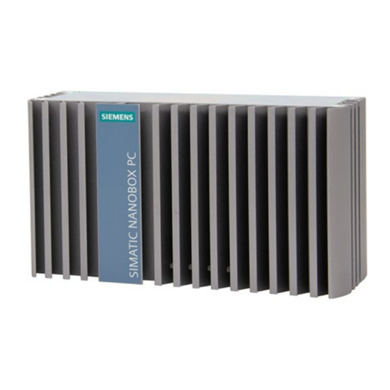 Siemens SIMATIC IPC227G Betriebsanleitung