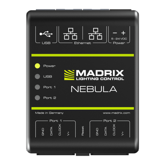 MADRIX NEBULA Technisches Handbuch