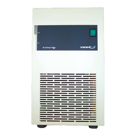 VWR RC-10 Basic Chiller Bedienungsanleitung