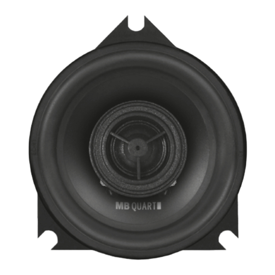 MB QUART QMB100X Bedienungsanleitung