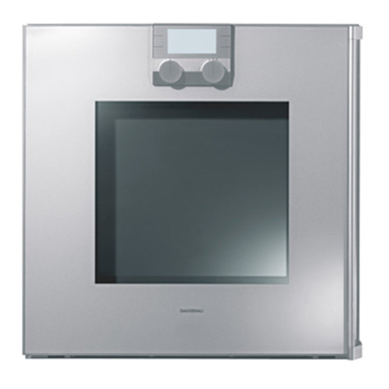 Gaggenau BO 250 Handbücher