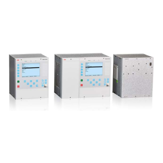 ABB REB500 Series Anwendungshandbuch