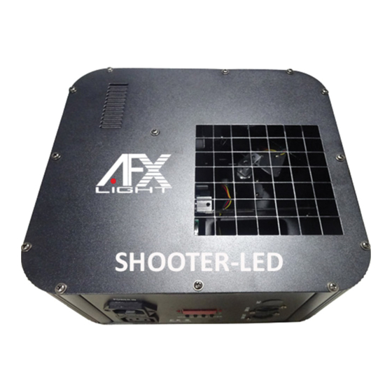 afx light SHOOTER-LED Bedienungsanleitung