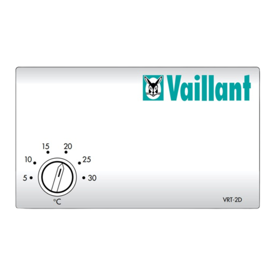 Vaillant VRT-2D Bedienungsanleitung