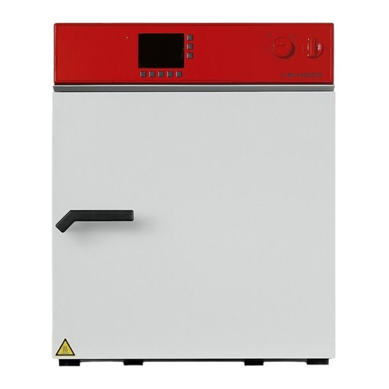 Binder M Betriebsanleitung