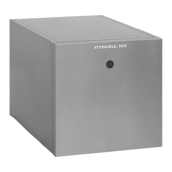 Viessmann Vitocell 100-H Typ CHA Montageanleitung