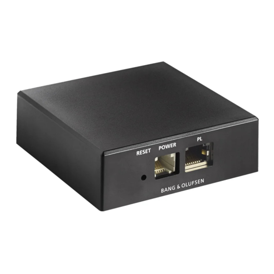 Bang & Olufsen BeoLab Receiver 1 Wichtiger Hinweis