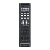 Sony RM-VL610T Bedienungsanleitung