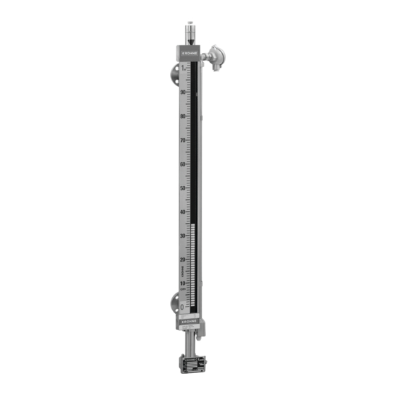 KROHNE BM 26 BASIC Anleitung