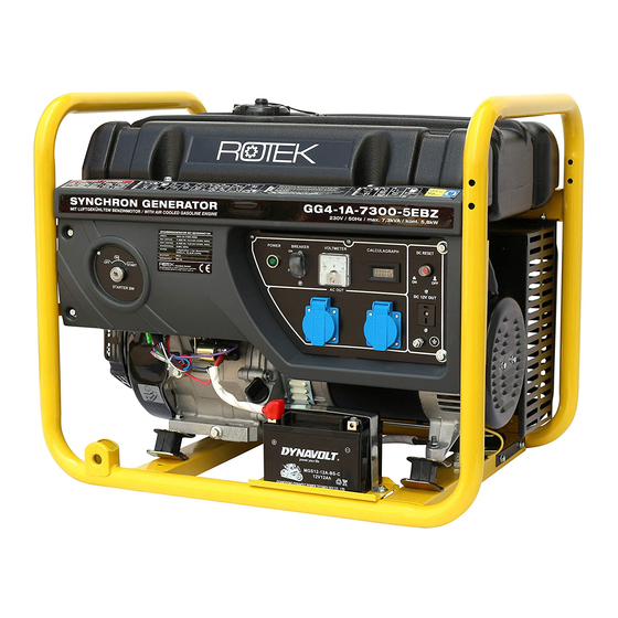Rotek GG4-1A-7300-5EBZ Benutzer- Und Wartungshandbuch