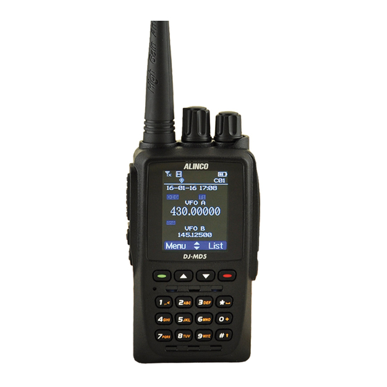 Alinco DJ-MD5 Bedienungsanleitung